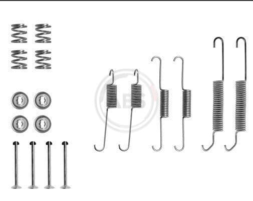 set accesorii, saboti frana parcare ABS 0590Q