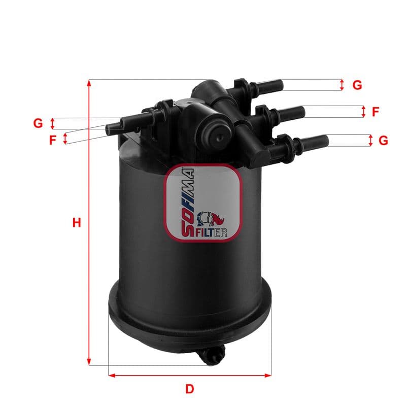 filtru combustibil SOFIMA S 4086 NR