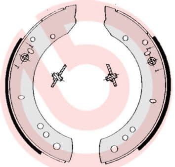 Set saboti frana BREMBO S 44 502