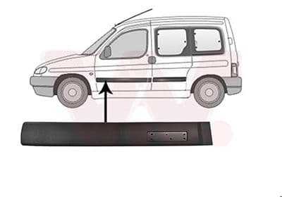 Elemente decorative/protectie, portiera VAN WEZEL 0903423