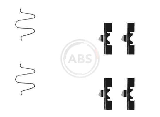 Set accesorii, placute frana ABS 1170Q