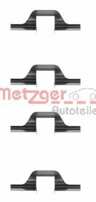 Set accesorii, placute frana METZGER AUTOTEILE 109-1263