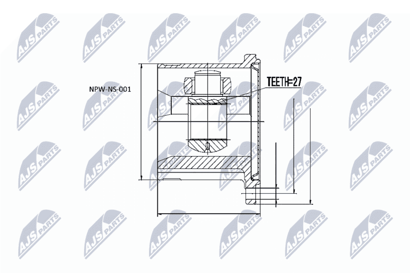 Set articulatie, planetara NTY NPW-NS-001