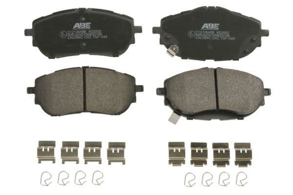 set placute frana,frana disc ABE C12139ABE