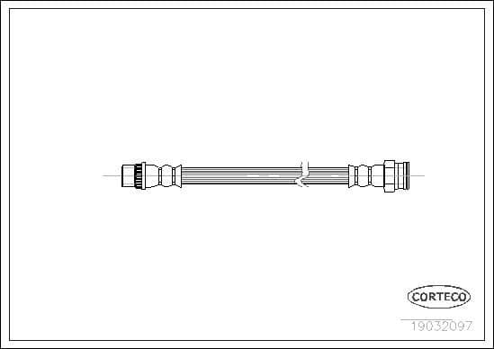 Furtun frana CORTECO 19032097