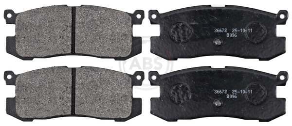 set placute frana,frana disc ABS 36672
