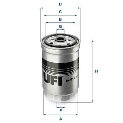 filtru combustibil UFI 24.012.00