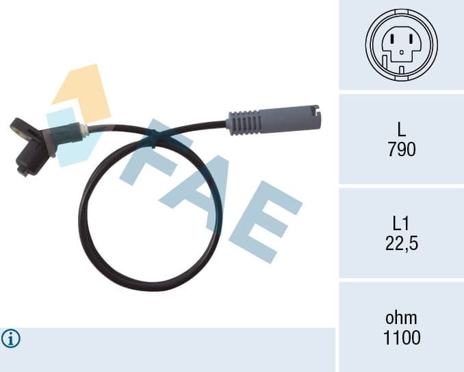 senzor,turatie roata FAE 78017