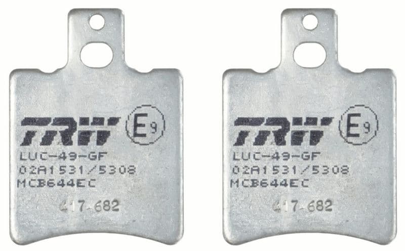 set placute frana,frana disc TRW Organic Eco MCB644EC