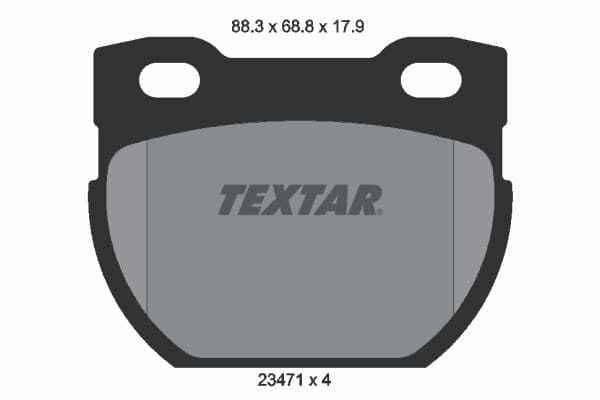 set placute frana,frana disc TEXTAR Q+ 2347103