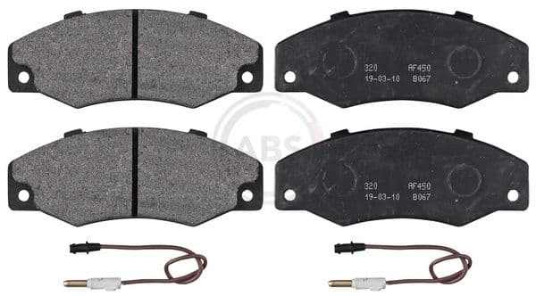 set placute frana,frana disc ABS 36577
