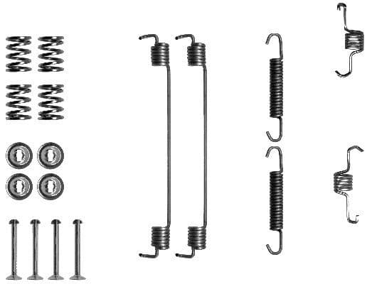Set accesorii, sabot de frana TEXTAR 97031000