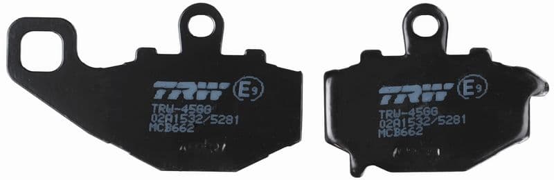 set placute frana,frana disc TRW Organic Allround MCB662