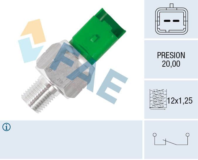senzor,presiune ulei FAE 18502