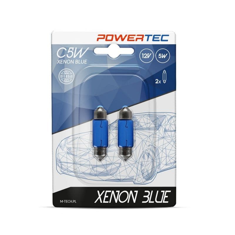 Bec, far faza lunga M-TECH Powertec Xenon Blue PTZXB33-02B