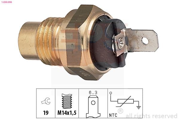 senzor,temperatura ulei EPS Made in Italy - OE Equivalent 1.830.096
