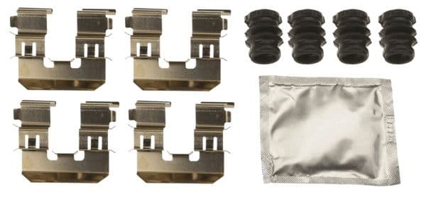 Set accesorii, placute frana TRW PFK679