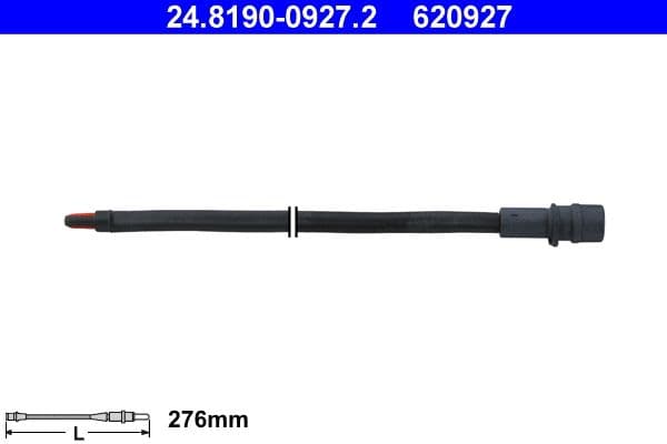 senzor de avertizare,uzura placute de frana ATE 24.8190-0927.2