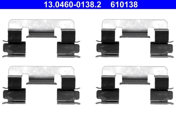 Set accesorii, placute frana ATE 13.0460-0138.2