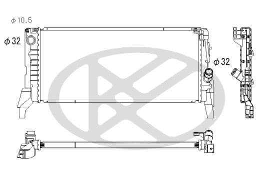 Radiator, racire motor KOYORAD PL423228