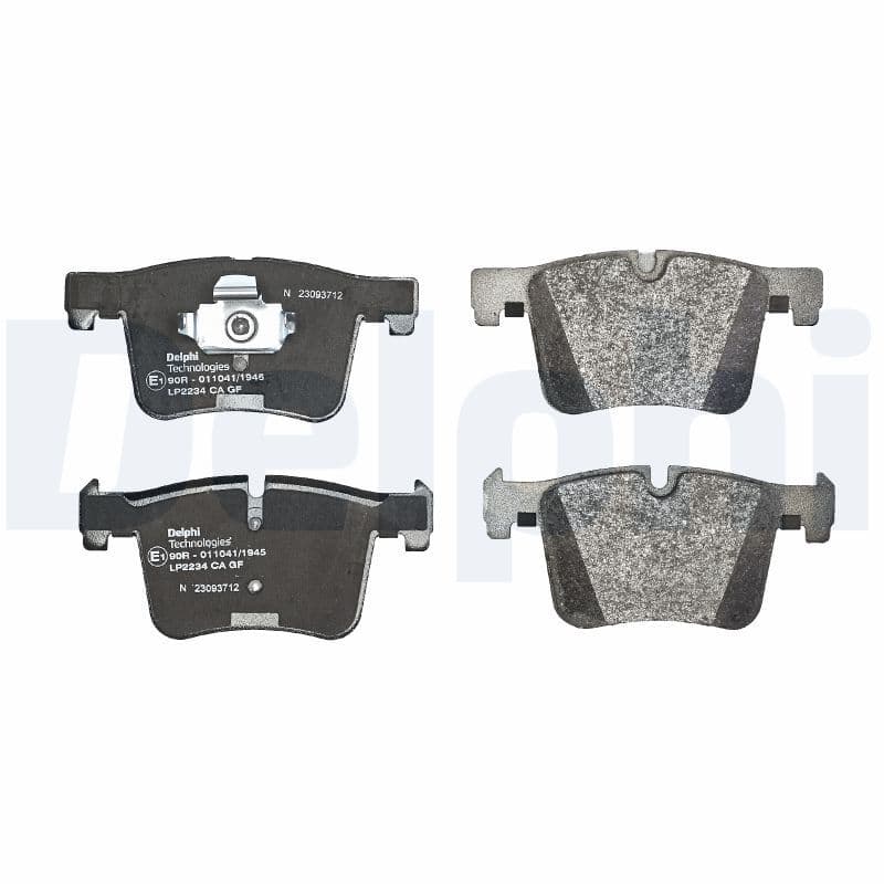 set placute frana,frana disc DELPHI LP2234