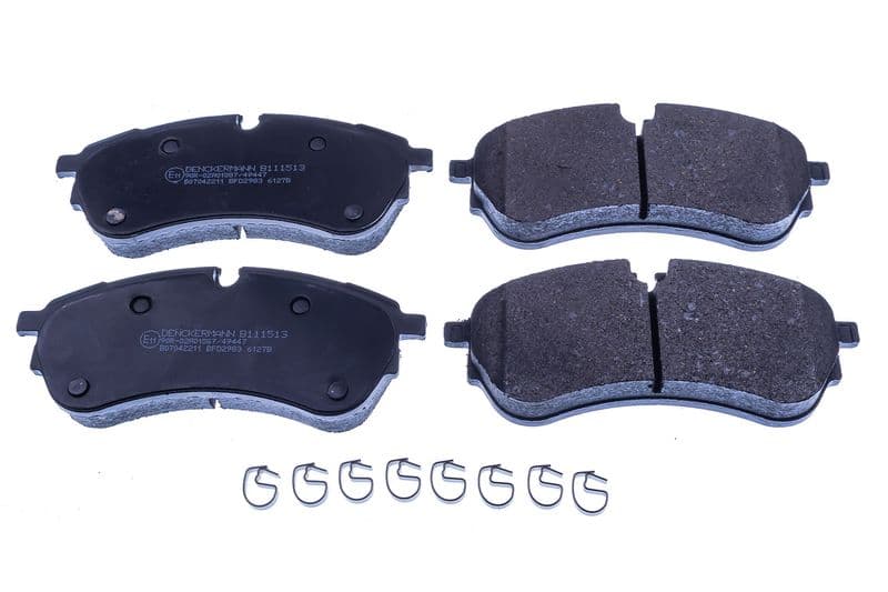 set placute frana,frana disc DENCKERMANN B111513