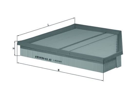 Filtru aer MAHLE LX 2098