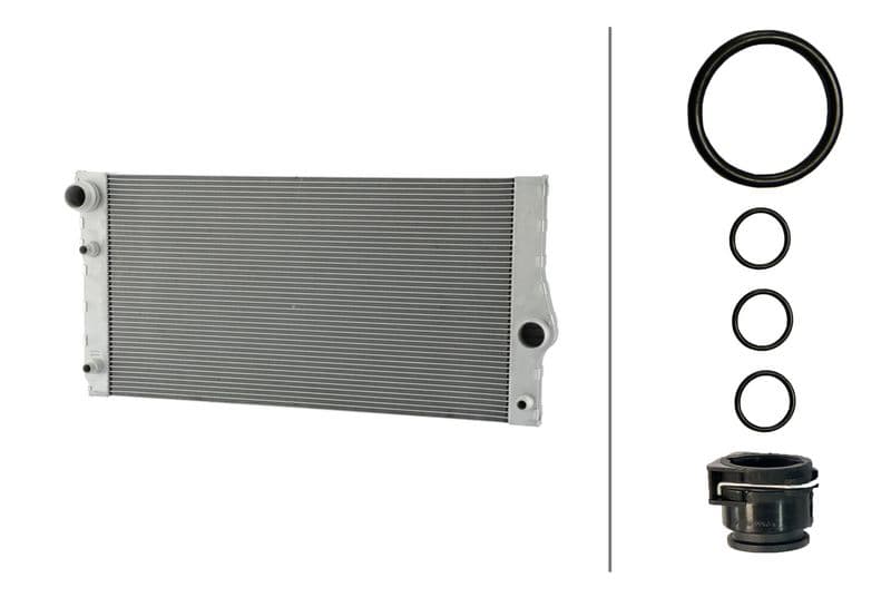 Radiator, racire motor HELLA 8MK 366 301-821