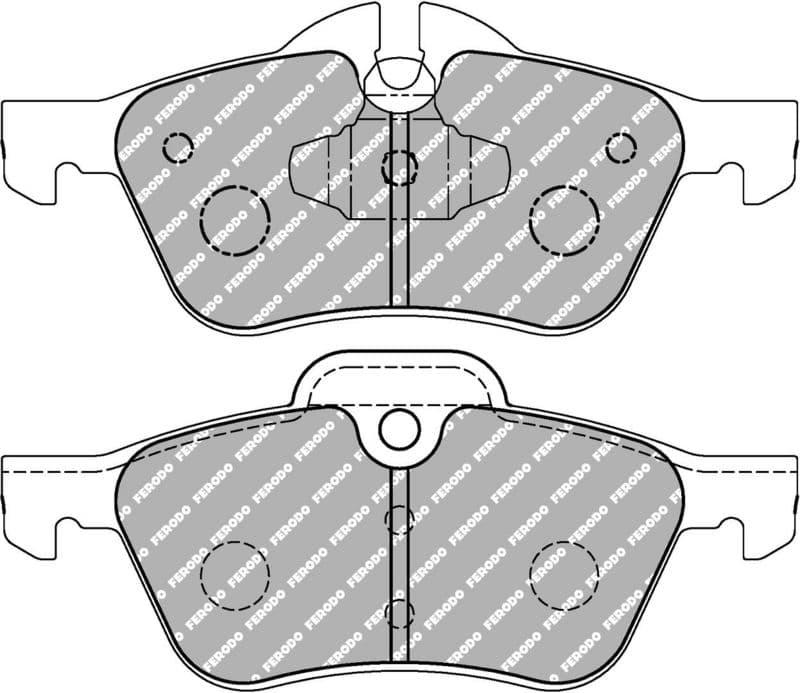 set placute frana,frana disc FERODO FCP1499H