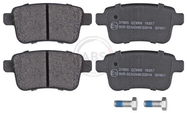 set placute frana,frana disc ABS 37665