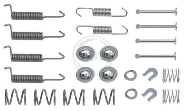 set accesorii, saboti frana parcare ABS 0016Q