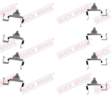 Set accesorii, placute frana QUICK BRAKE 109-1697