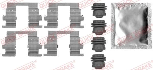 Set accesorii, placute frana QUICK BRAKE 109-0013