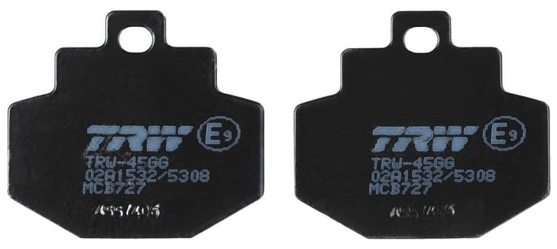 set placute frana,frana disc TRW Organic Allround MCB727