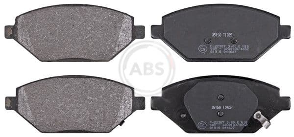 set placute frana,frana disc ABS 35158