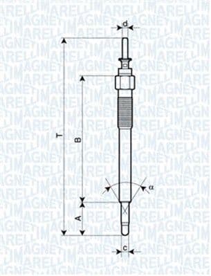 Bujie incandescenta MAGNETI MARELLI 062900076304