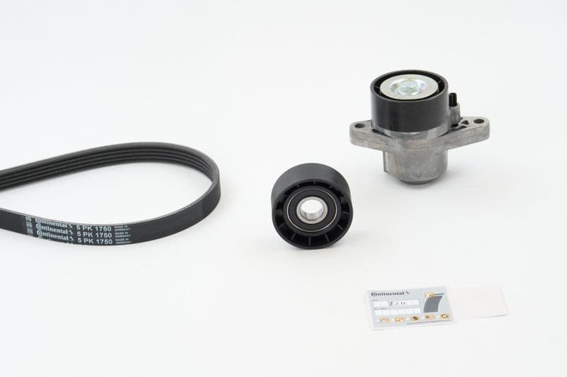 Set curea transmisie cu caneluri CONTINENTAL CTAM 5PK1750K1