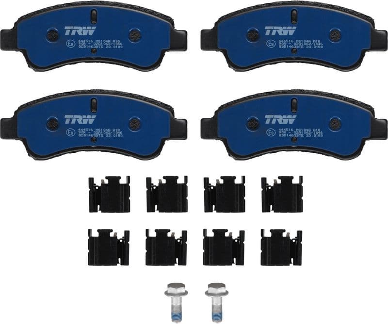 set placute frana,frana disc TRW ELECTRIC BLUE GDB1463BTE