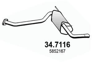 Toba esapament finala ASSO 34.7116