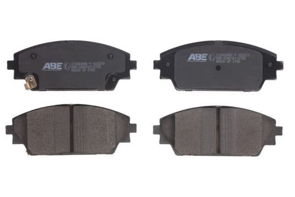 set placute frana,frana disc ABE C13069ABE-P