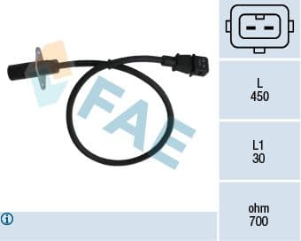 Senzor impulsuri, arbore cotit FAE 79001