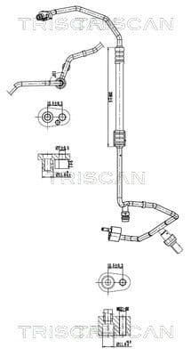 conducta presiune variabila,aer conditionat TRISCAN 9010 29046