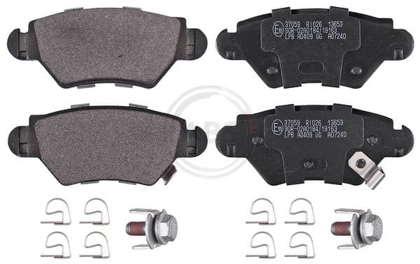 set placute frana,frana disc ABS 37059