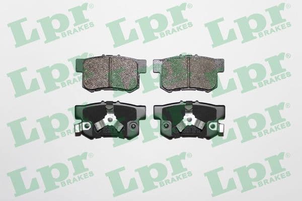 set placute frana,frana disc LPR 05P1404