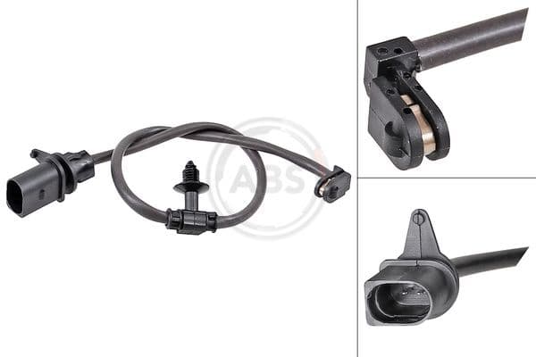 senzor de avertizare,uzura placute de frana ABS 39913