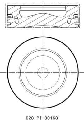 Piston MAHLE 028 PI 00168 002