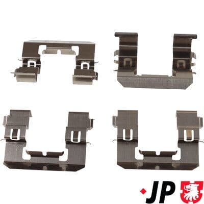 Set accesorii, placute frana JP Group JP 4664001310