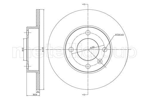 Disc frana METELLI 23-0054