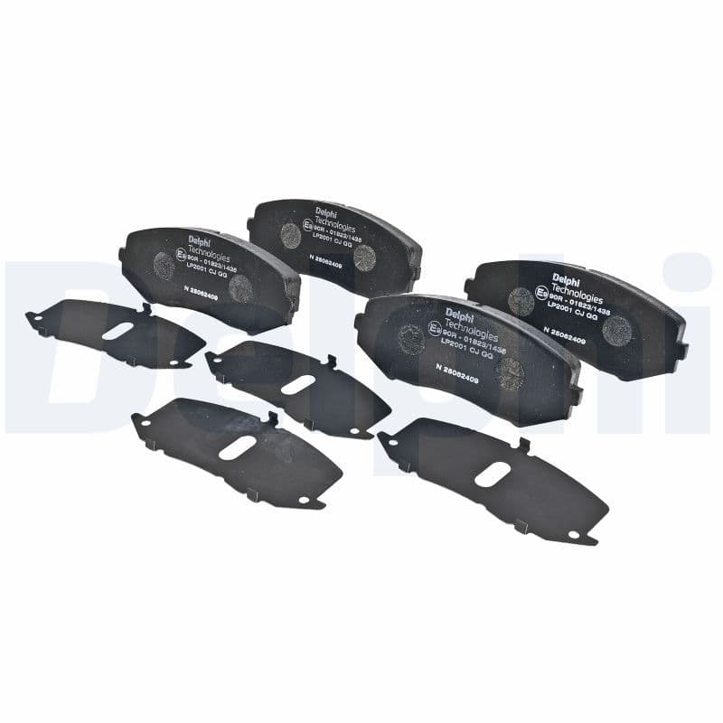 set placute frana,frana disc DELPHI LP2001