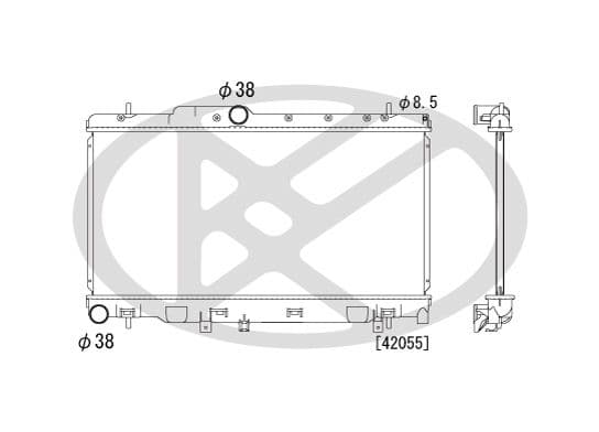 Radiator, racire motor KOYORAD PL090866